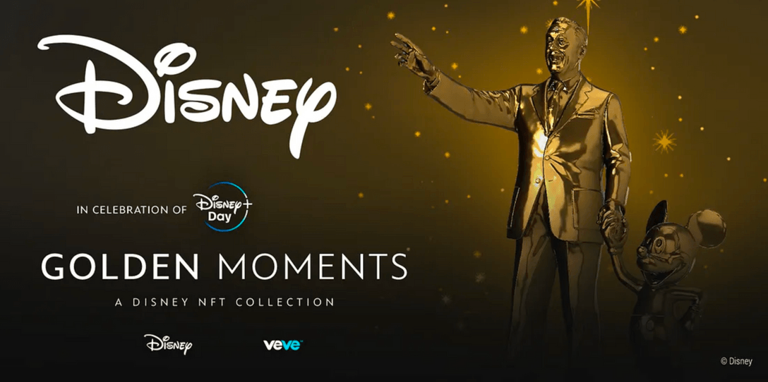 Disney NFT project Golden Moments