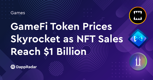 GameFi Token Prices Skyrocket as NFT Sales Reach $1 Billion