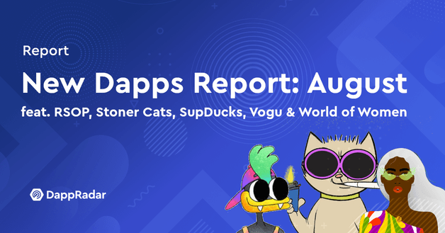 new dapps report august