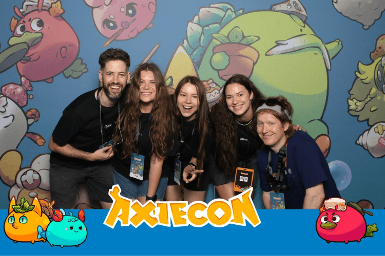 The DappRadar team attended AxieCon in Barcelona