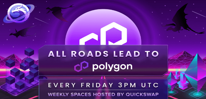All roads lead to Polygon - QuickSwap weekly spaces on X