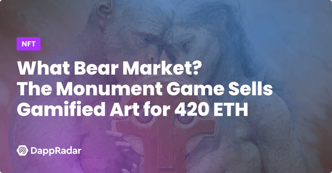 The Monument Game Sells Gamified Art for 420 ETH