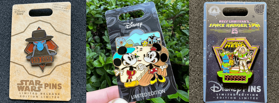Physical Disney pins collectibles