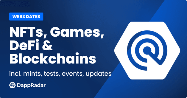 Web3 dates mints events games nfts defi blockchains