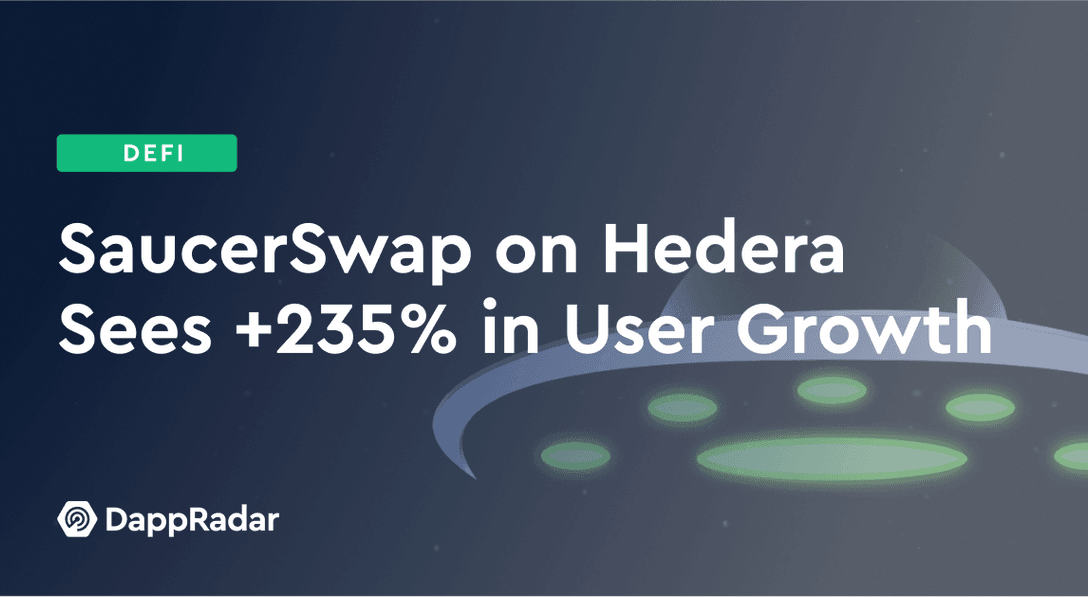 SaucerSwap on Hedera Sees 235% in User Growth