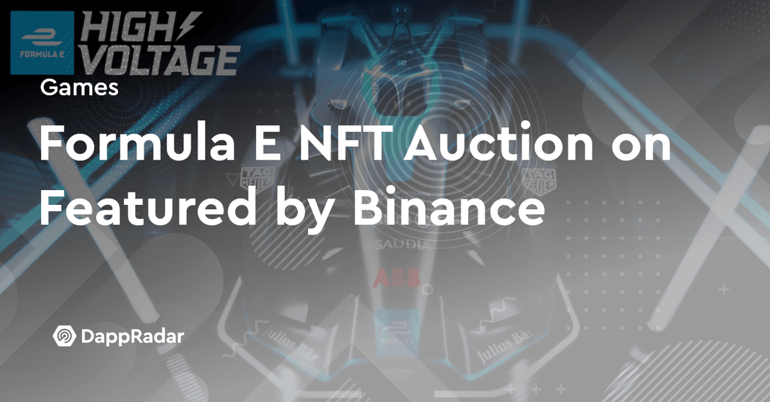 formula e high voltage nft auction featured binance