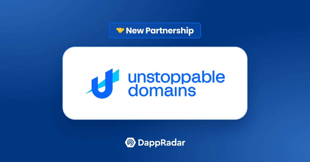 unstoppable domains partnership dappradar