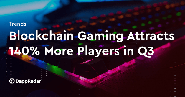 Blockchain Gaming Attracts 140% More Players in Q3