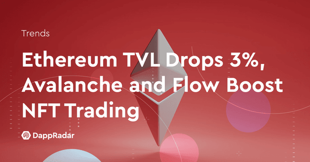 Ethereum TVL Drops 3%, Avalanche and Flow Boost NFT Trading