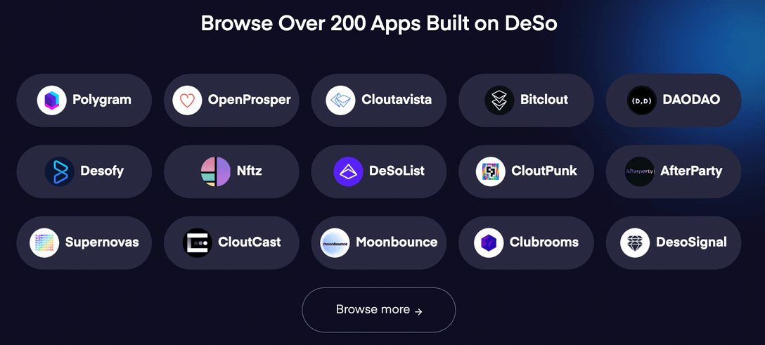 Access DeSo dapps with metamask