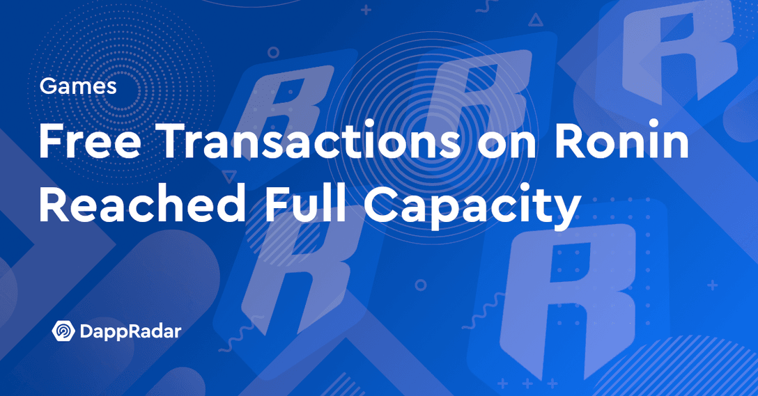 ronin transactions capacity