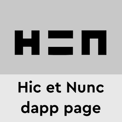 On the Early Days of Hic Et Nunc
