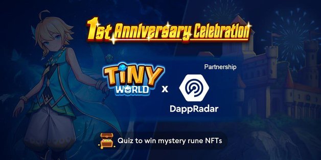 DappRadar Tiny World giveaway campaign