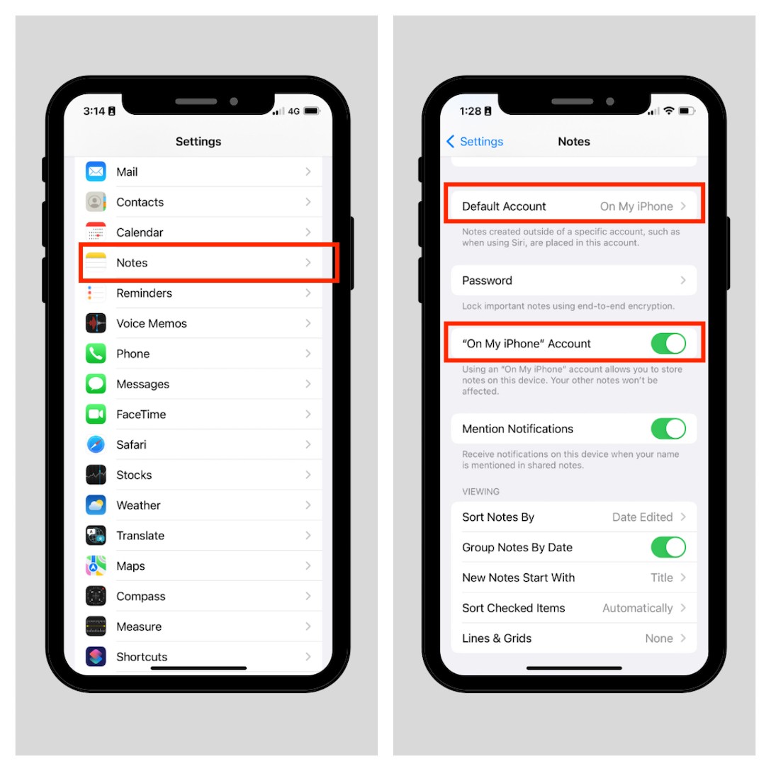 How to Store Apple Notes Locally on Your Device (Not on iCloud)