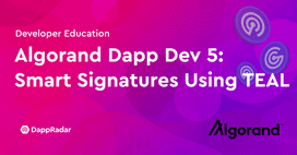 algorand smart signatures teal developer education