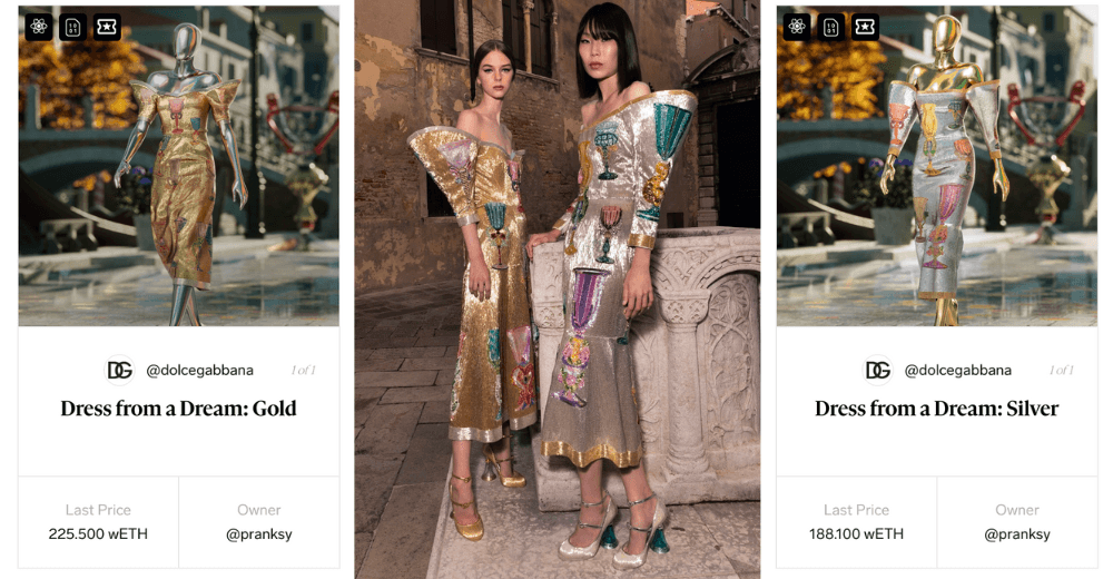 Dolce &amp; Gabbana NFT collection