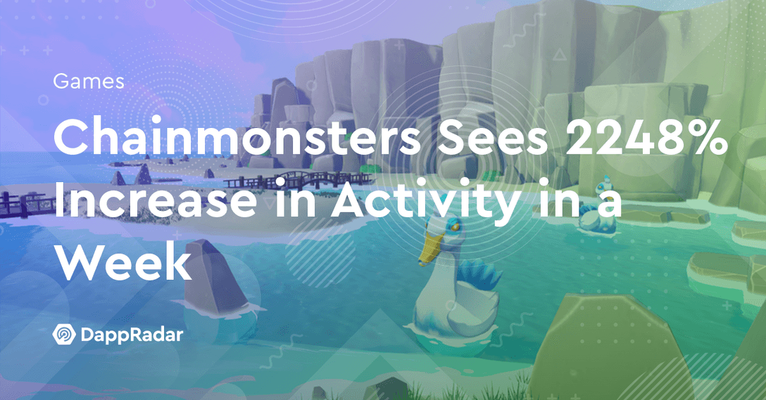 Chainmonsters Sees 2248% Increase in Activity in a Week