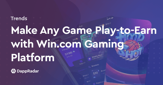 Make Any Game Play-to-Earn with Win.com Gaming Platform