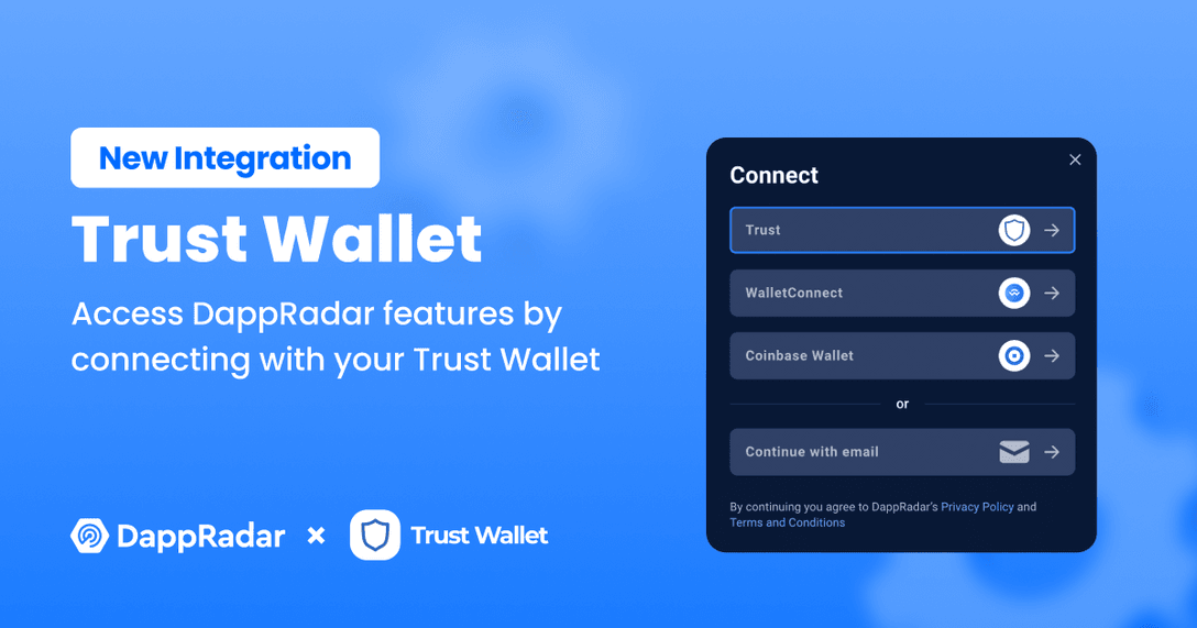 trust wallet integration DappRadar