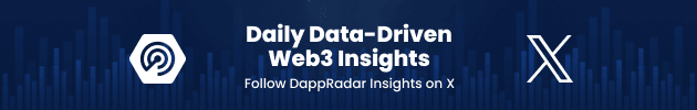 Follow DappRadar Insights on X
