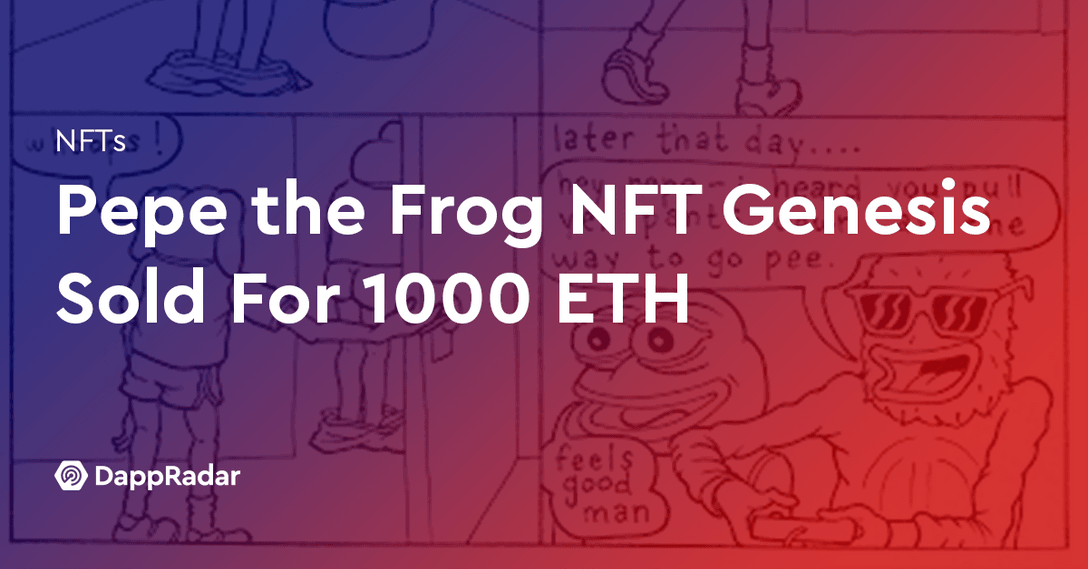 Pepe the Frog NFT Genesis Sold For 1000 ETH