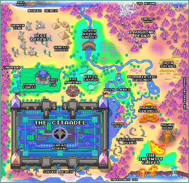 Gotchiverse Map Aavegotchi Realm