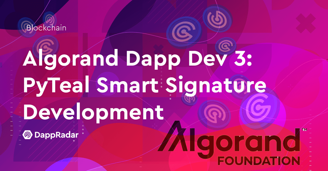 Algorand Dapp Development 3
