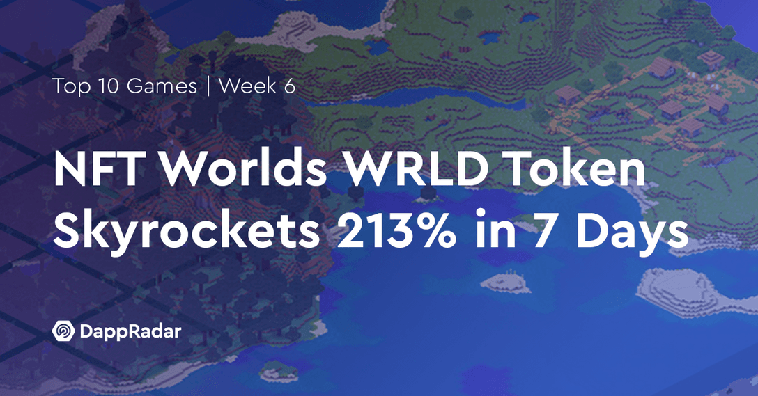 NFT Worlds WRLD Token Skyrockets 213% in 7 Days