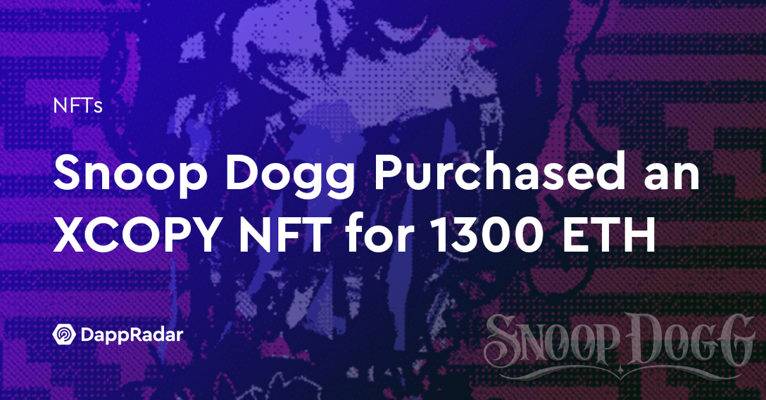 Snoop Dogg Purchased ‘Some Asshole’ by XCOPY for 1300 ETH