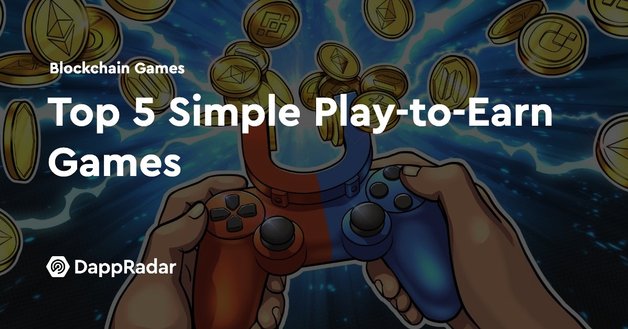 top 5 simple play-to-earn games