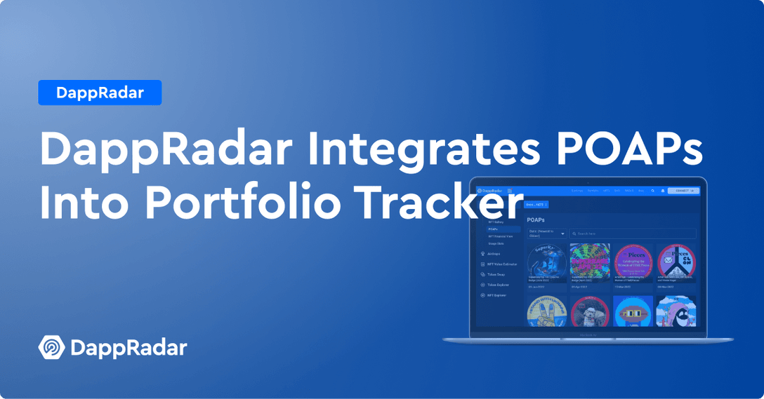 DappRadar Integrates POAPs Into Portfolio Tracker
