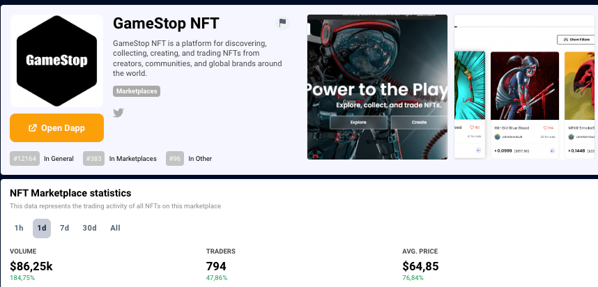 Gamestop NFT Marketplace Is Now Live on Immutable X, Market