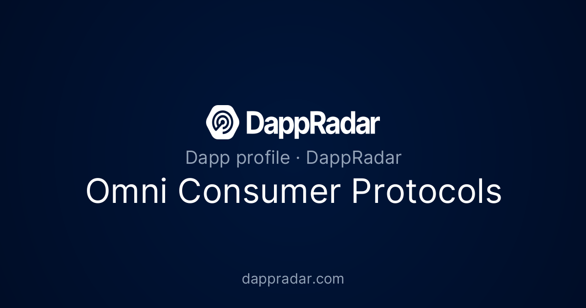 Omni Consumer Protocols - Project Overview, Analytics, and Data | DappRadar