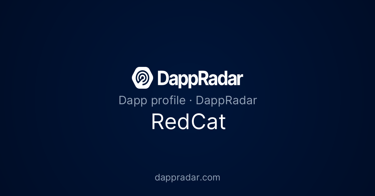 RedCat - Project Overview, Analytics, and Data | DappRadar