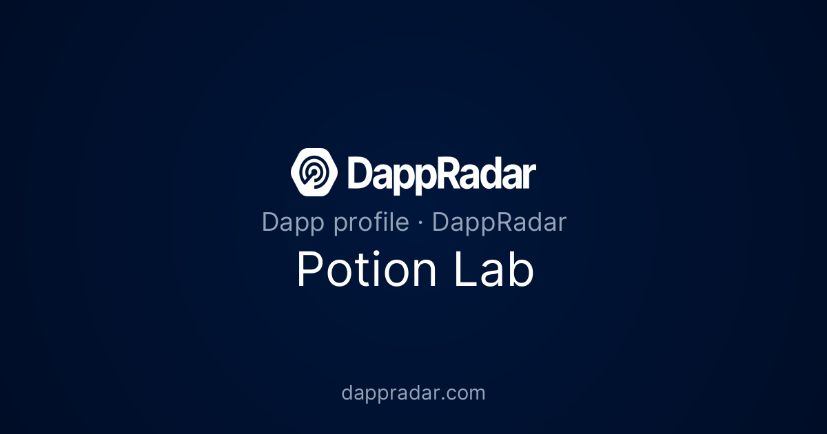 Potion Lab - Project Overview, Analytics, and Data | DappRadar