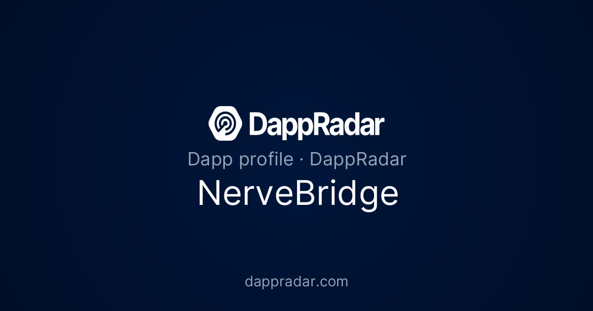 NerveBridge - Project Overview, Analytics, and Data | DappRadar