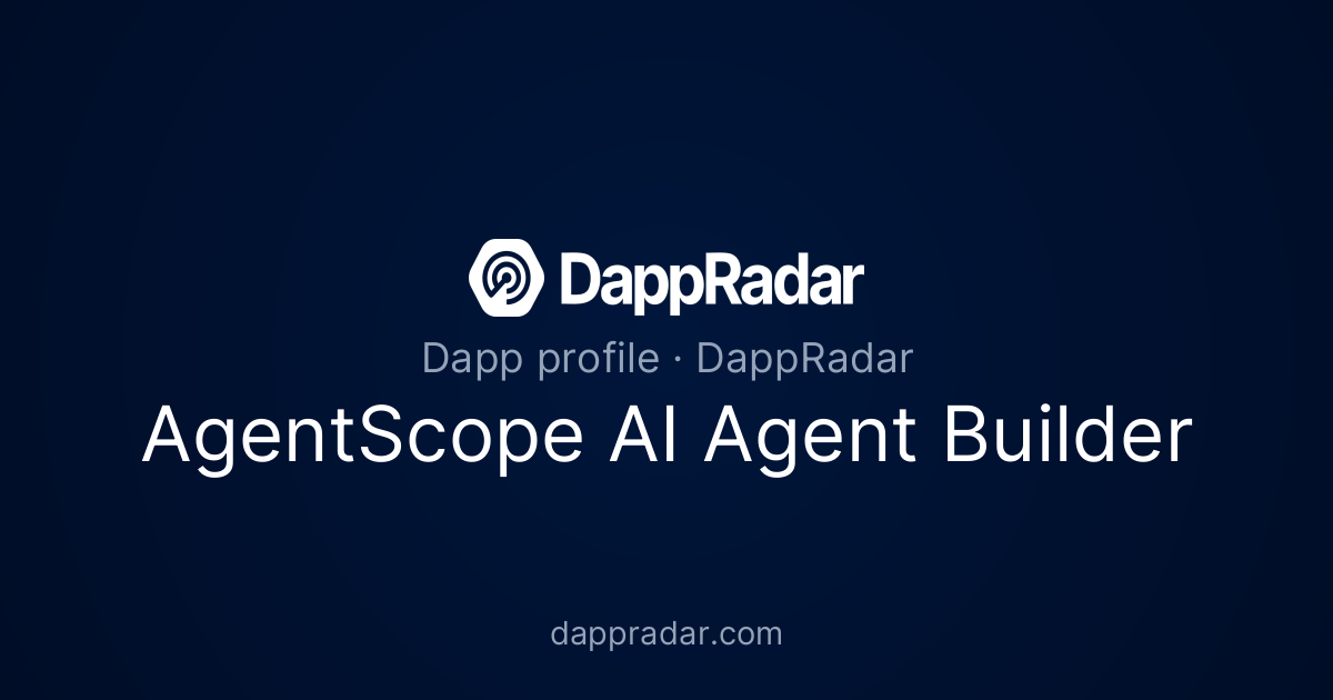 AgentScope AI Agent Builder - Project Overview, Analytics, and Data ...