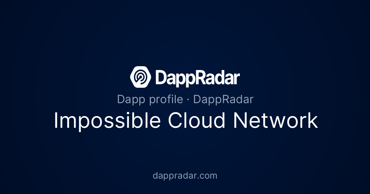 Impossible Cloud Network - Project Overview, Analytics, and Data ...